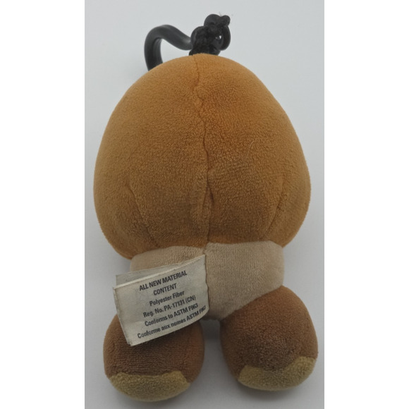 Mega Goomba Plush Keychain Bag Clip - Nintendo Super Mario (2016) - Picture 2 of 7